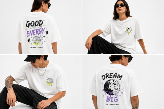Playera Blanca Oversize