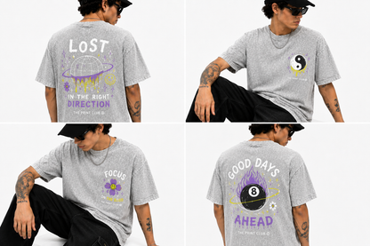 Playera Gris Mineral Wash